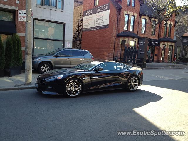 Aston Martin Vanquish spotted in Toronto, Canada