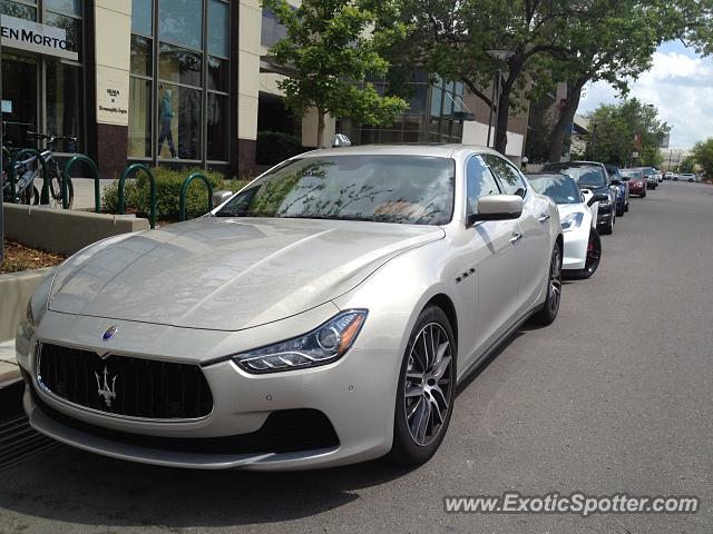 Maserati Ghibli spotted in Cherry Creek, Colorado