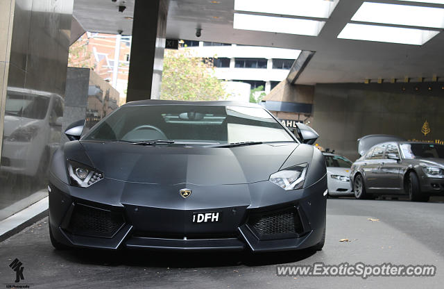 Lamborghini Aventador spotted in Sydney, Australia