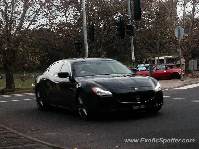 Maserati Quattroporte spotted in Melbourne, Australia