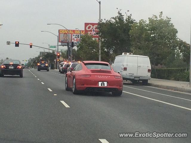 Porsche 911 spotted in Glendale, California