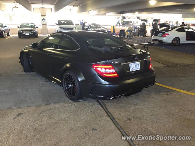 Mercedes C63 AMG Black Series spotted in Tyson's corner, Virginia