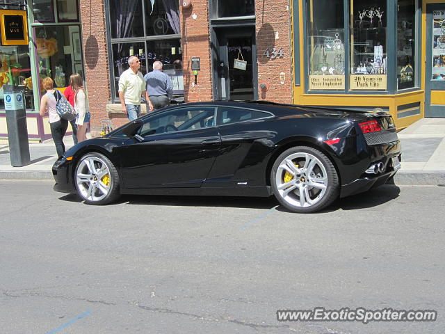 Lamborghini Gallardo spotted in Park City, Utah