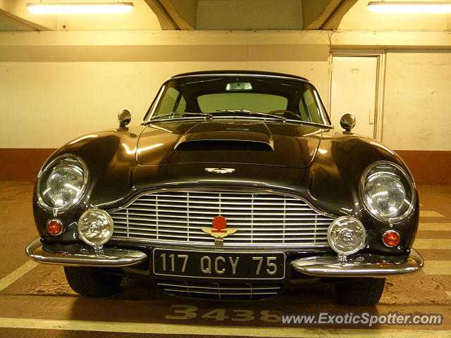 Aston Martin DB6 spotted in Paris, France
