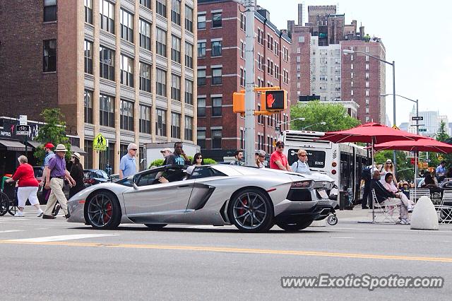 Lamborghini Aventador spotted in Manhattan, New York