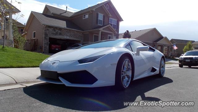 Lamborghini Huracan spotted in Castle rock, Colorado