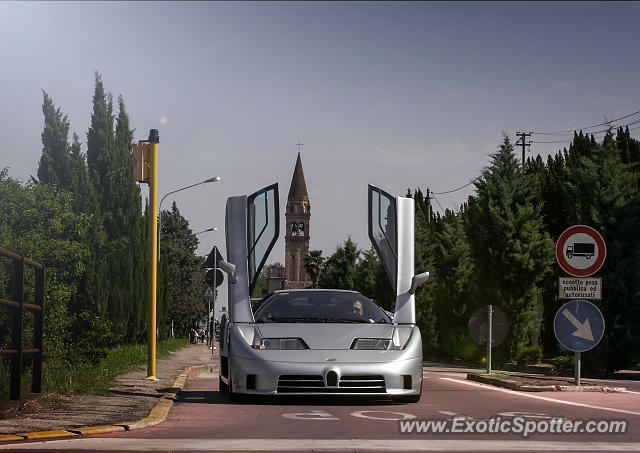 Bugatti EB110 spotted in Pianiga, Italy