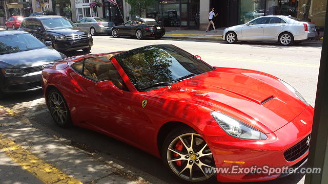 Ferrari California spotted in Birmingham, Michigan