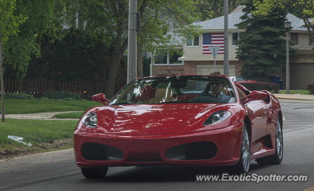 Ferrari F430 spotted in Whitefish Bay, Wisconsin