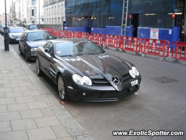 Mercedes SLR spotted in London, United Kingdom