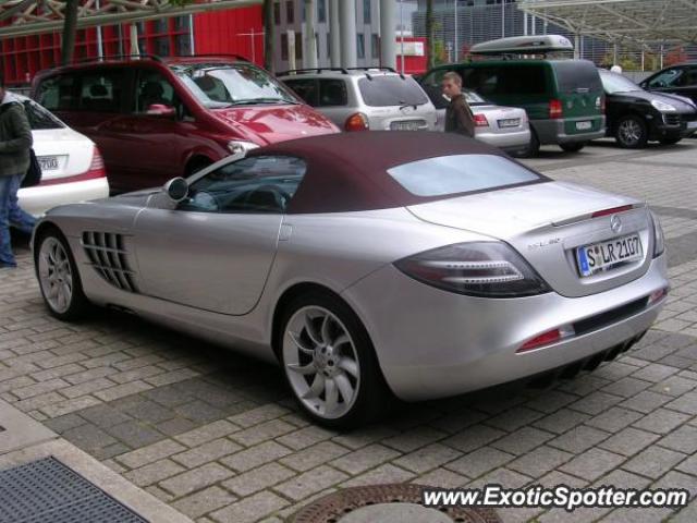 Mercedes SLR spotted in Frankfurt, Germany