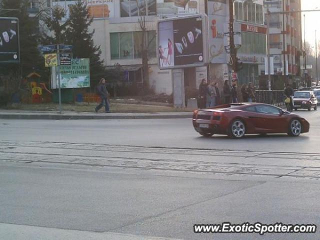 Lamborghini Gallardo spotted in Sofia, Bulgaria