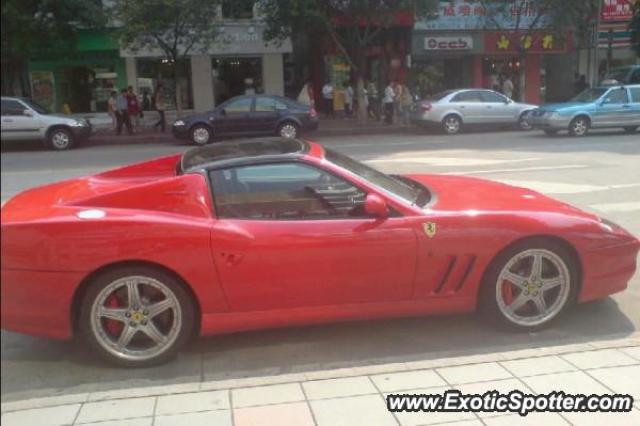 Ferrari 575M spotted in Guangzhou, China