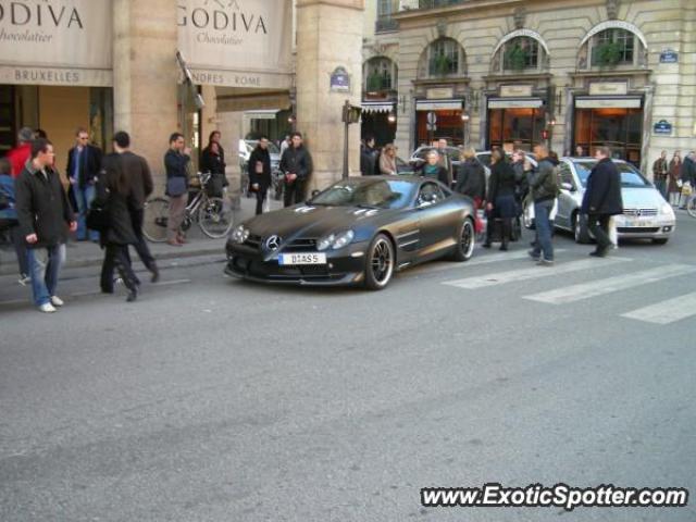 Mercedes SLR spotted in Paris, France