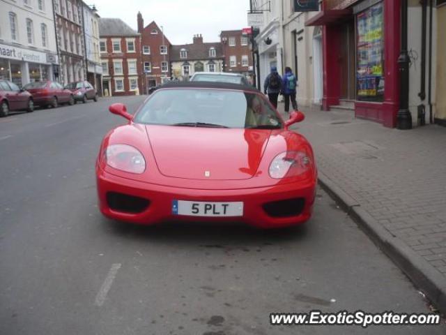 Ferrari 360 Modena spotted in Hereford, United Kingdom