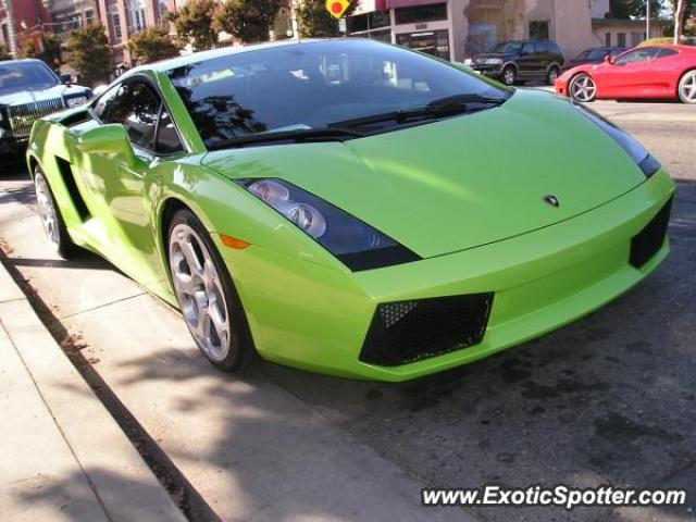 Lamborghini Gallardo spotted in Los Gatos, California