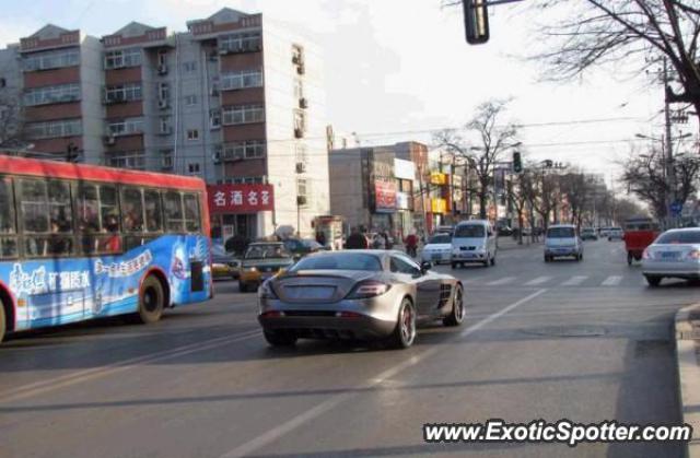 Mercedes SLR spotted in Tangshan, China
