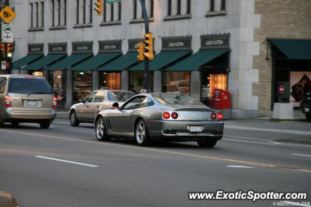 Ferrari 550 spotted in Vancouver, Canada