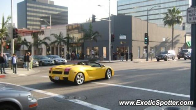 Lamborghini Gallardo spotted in Hollywood, California
