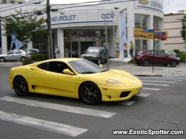 Ferrari 360 Modena spotted in Curitiba PR, Brazil