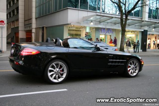 Mercedes SLR spotted in Vancouver, Canada