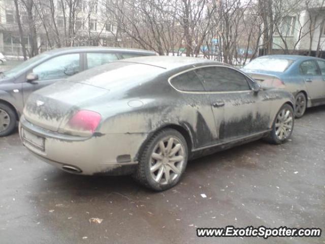 Bentley Continental spotted in Moscow, Russia