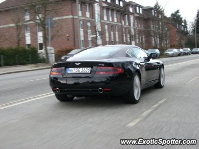 Aston Martin DB9 spotted in Hamburg, Germany