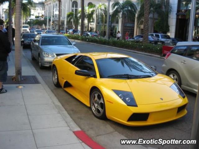 Lamborghini Murcielago spotted in Beverly Hills, California