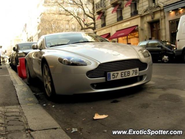 Aston Martin Vantage spotted in Paris, France