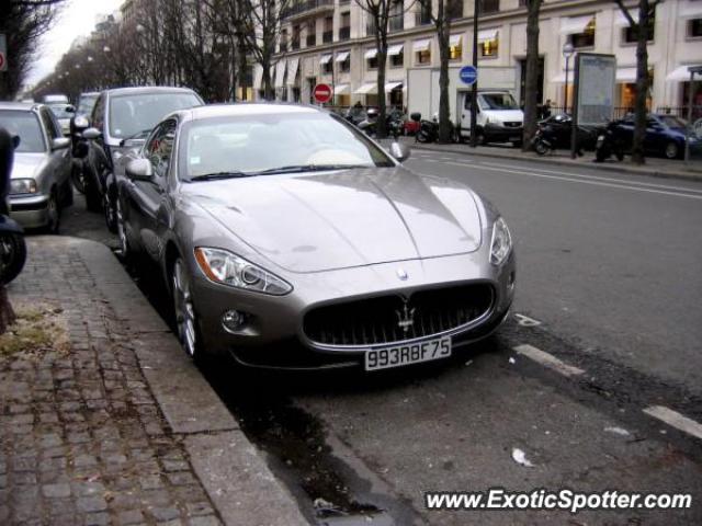 Maserati GranTurismo spotted in Paris, France
