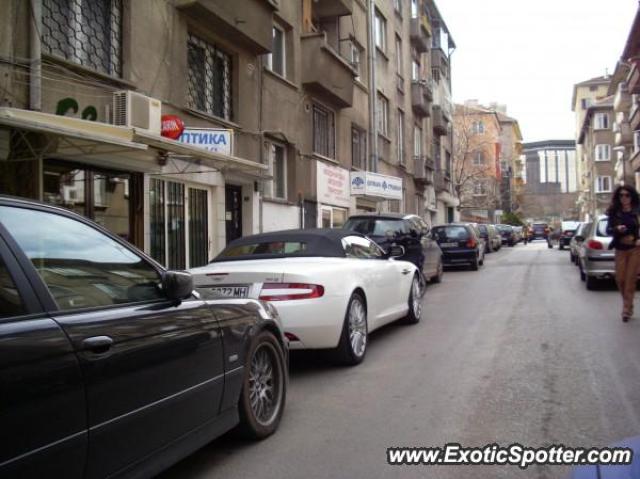 Aston Martin DB9 spotted in Sofia, Bulgaria