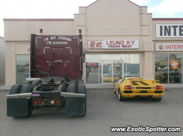 Lamborghini Diablo spotted in Calgary, AB, Canada