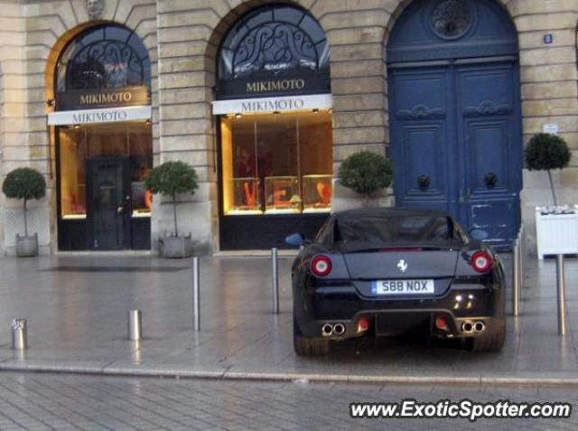 Ferrari 599GTB spotted in Paris, France
