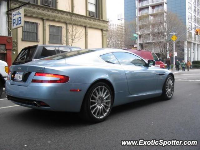 Aston Martin DB9 spotted in Manhattan, New York
