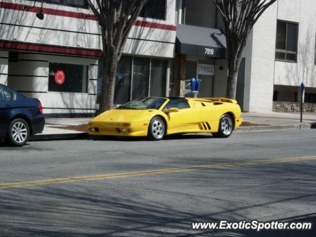 Lamborghini Diablo spotted in Bethesda, Maryland