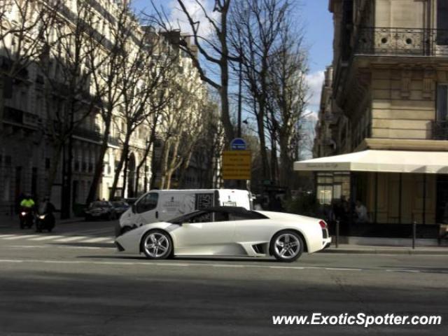 Lamborghini Murcielago spotted in Paris, France