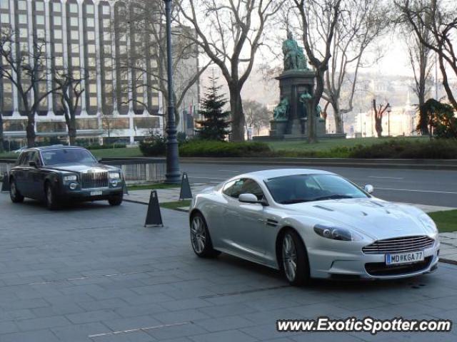 Aston Martin DBS spotted in Budapest, Hungary