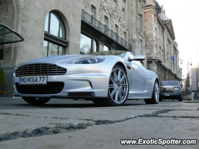 Aston Martin DBS spotted in Budapest, Hungary