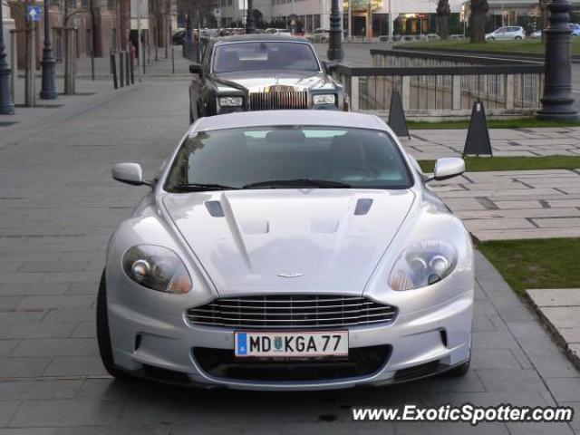Aston Martin DBS spotted in Budapest, Hungary
