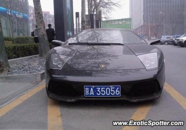 Lamborghini Murcielago spotted in Beijing, China