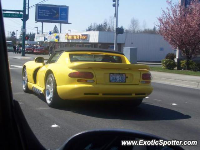 Dodge Viper spotted in Everett, Washington