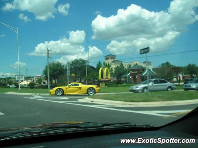 Porsche Carrera GT spotted in Jacksonville, Florida