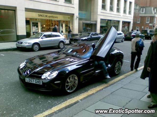 Mercedes SLR spotted in London, United Kingdom
