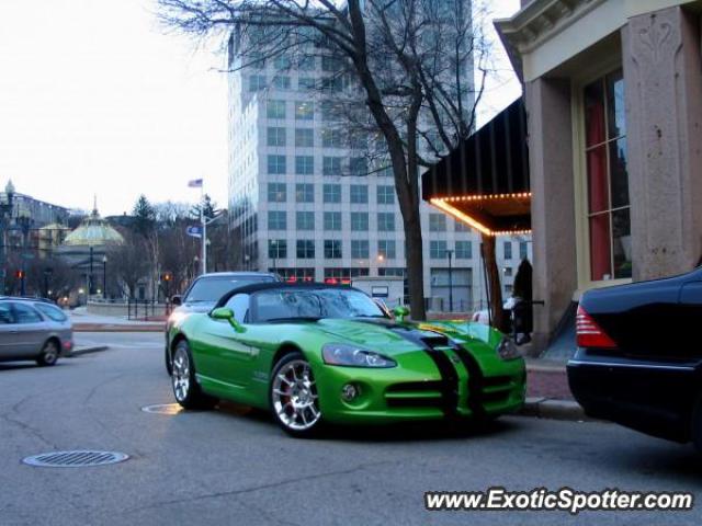 Dodge Viper spotted in Providence, Rhode Island