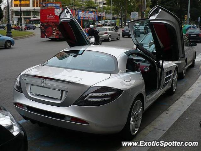 Mercedes SLR spotted in Barcelona, Spain