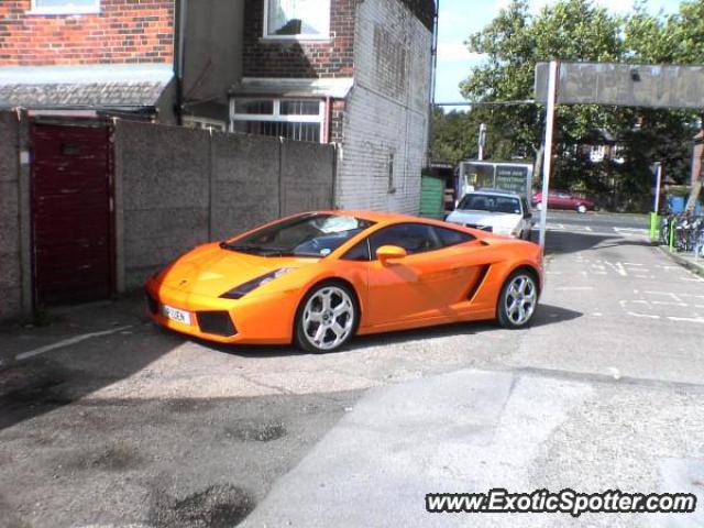 Lamborghini Gallardo spotted in Kingston Upon Hull, United Kingdom