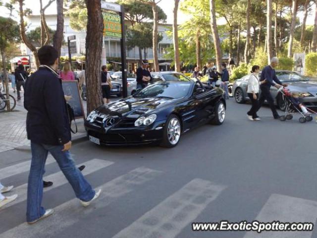 Mercedes SLR spotted in Milano marittima, Italy
