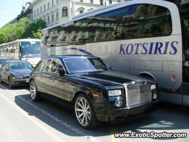 Rolls Royce Phantom spotted in Budapest, Hungary
