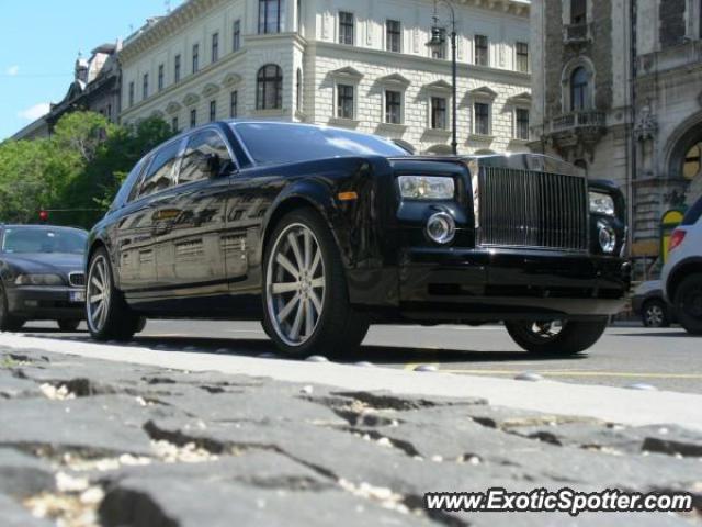 Rolls Royce Phantom spotted in Budapest, Hungary
