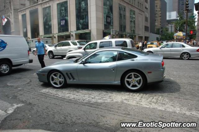 Ferrari 550 spotted in New york, New York